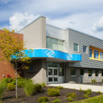 Exterior view Boys and Girls Club Walkway