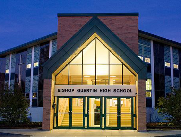 Bishop Guertin High School Front Entry
